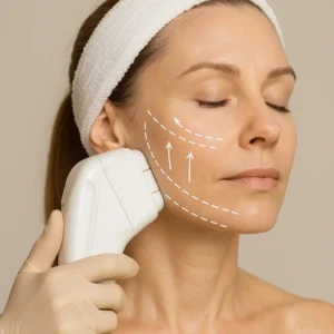 Woman having HI-FU to reduce wrinkles call LA LIPO Cheshire Now!