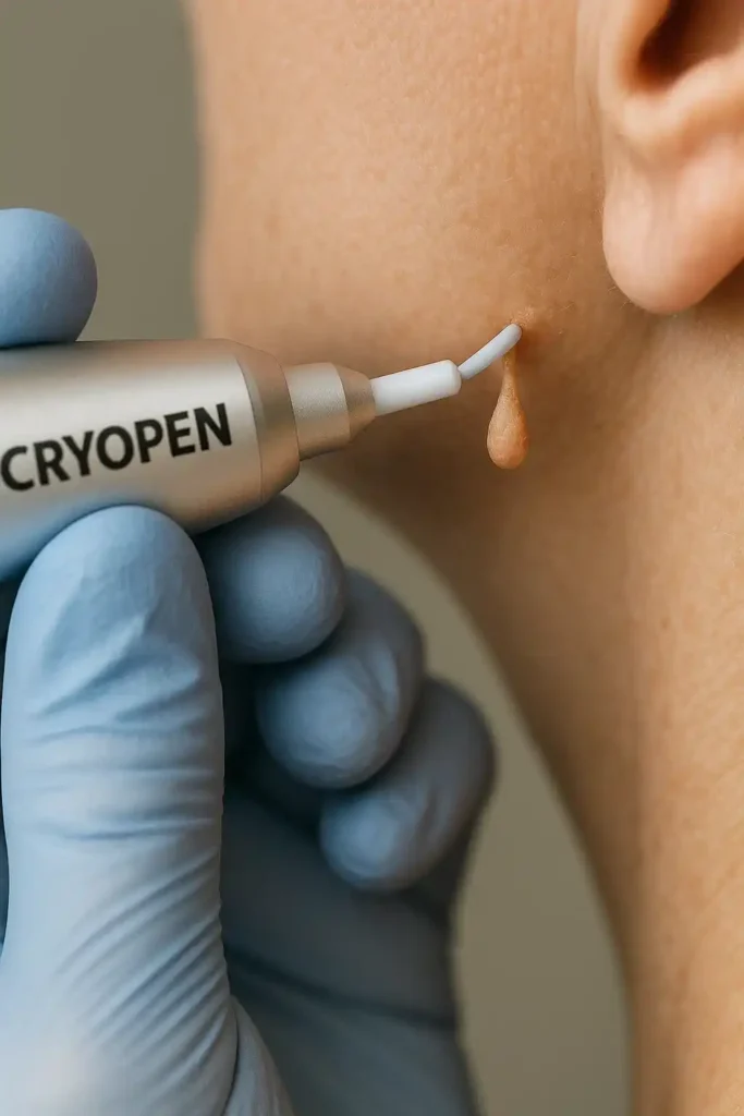 Cryopen for skin tags removal Cheshire speak to our team today!