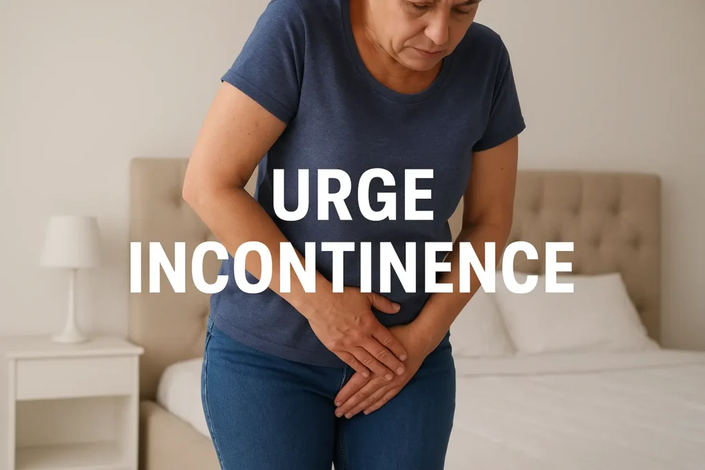 how to manage urge incontinence Cheshire symptoms