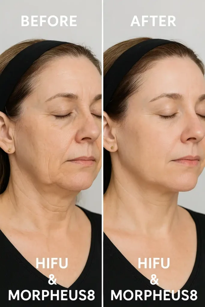 HIFU & Morpheus8 treatment results Cheshire - book in today!