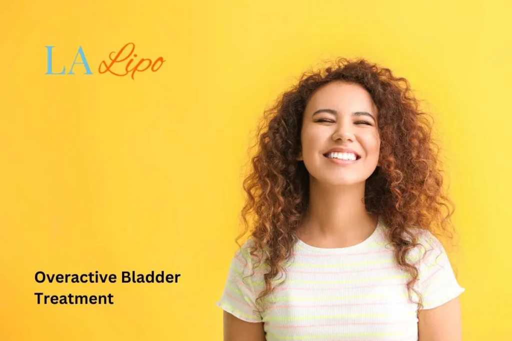 woman smiling about overactive bladder treatment Cheshire solutions