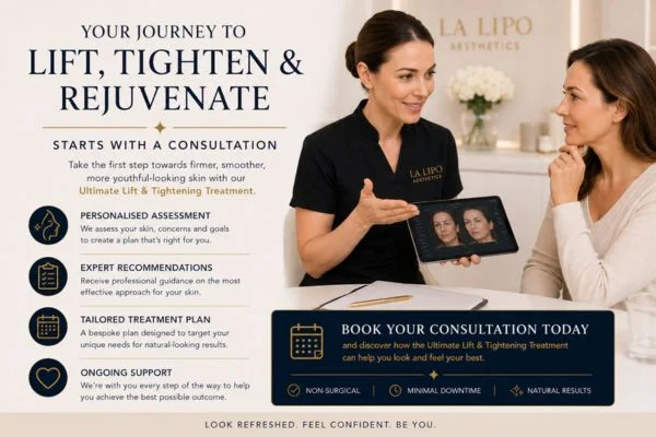 Tailored treatment - the ultimate lift and tighten treatment Cheshire